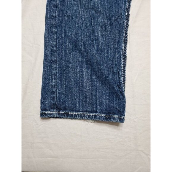 Harley Davidson Men's Jeans Medium Wash Straight Leg Boot Cut Biker Size 38x31 - Picture 4 of 16